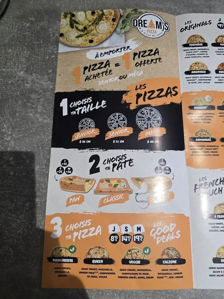 Menu_Dream's Pizza Bray sur Seine_Bray-sur-Seine_image_1