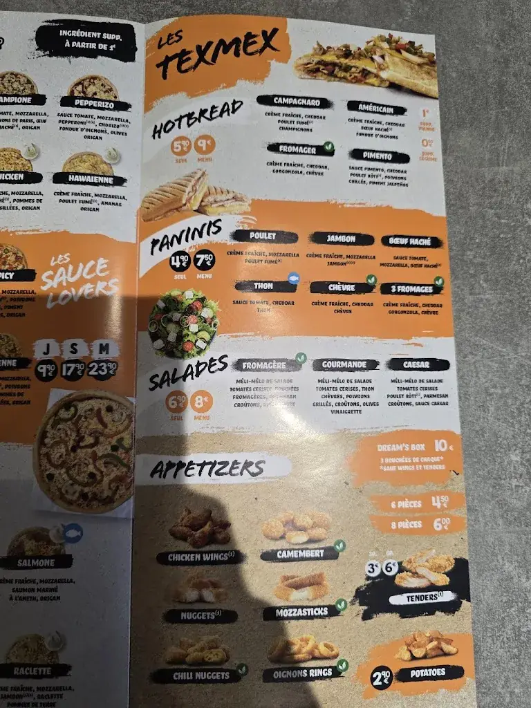 Menu_Dream's Pizza Bray sur Seine_Bray-sur-Seine_image_2