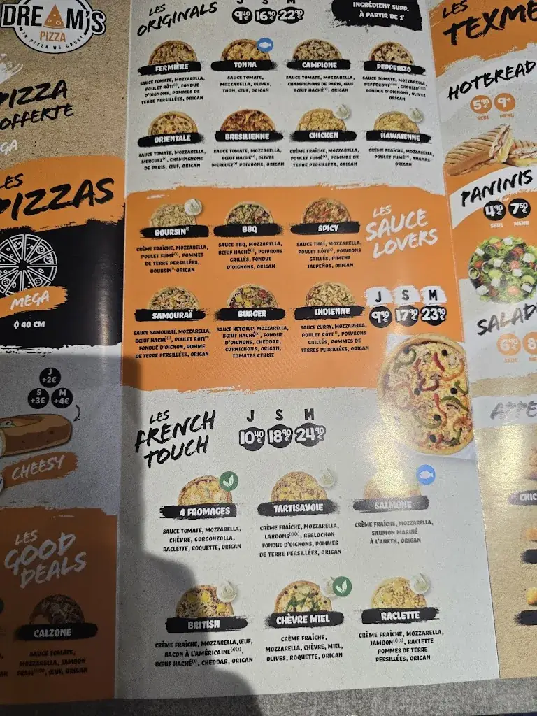 Menu_Dream's Pizza Bray sur Seine_Bray-sur-Seine_image_3