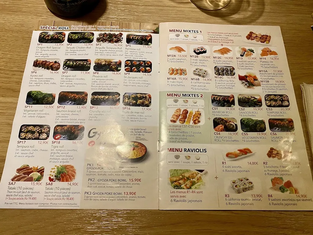 Menü_New Daikichi_Bourg-la-Reine_Bild_2