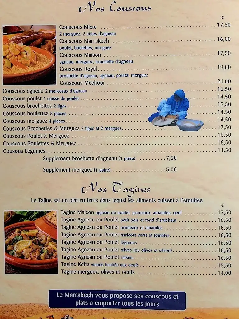 Menu_Le Marrakech_Breuillet_image_1