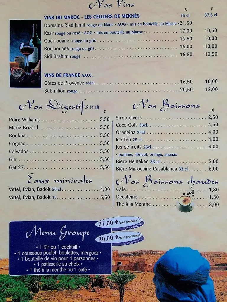 Menu_Le Marrakech_Breuillet_image_3