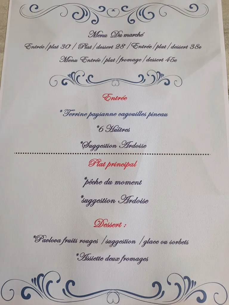 Menu_La Santonine_Breuillet_image_3