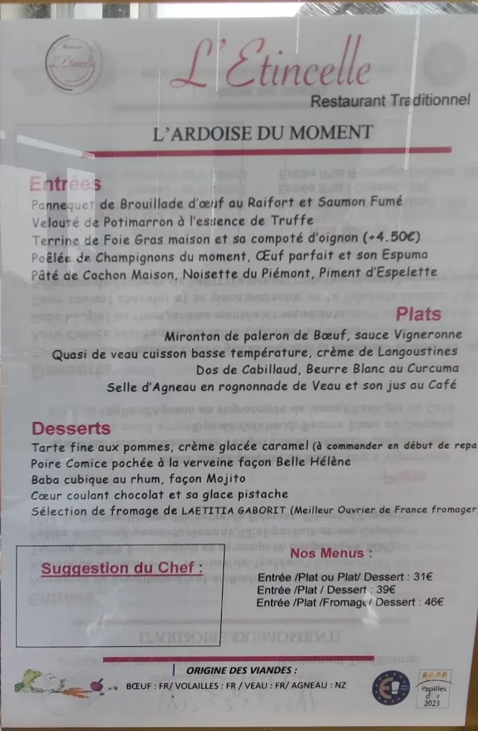 Menu_L'Etincelle_Brunoy_image_3