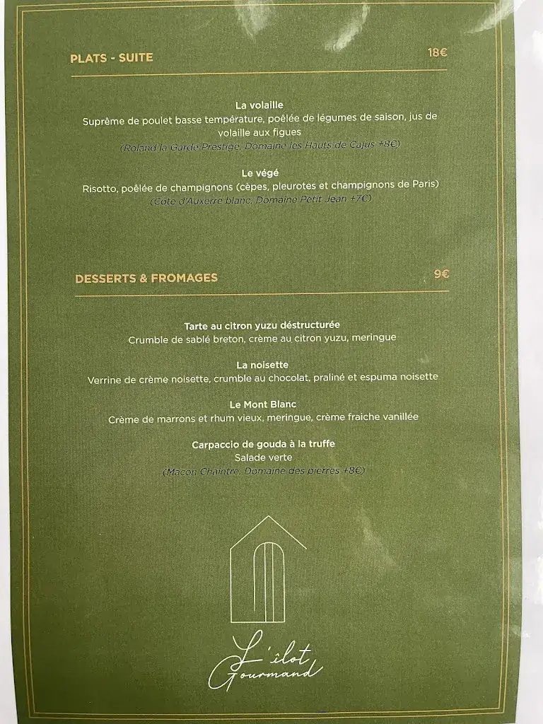 Menu_l'ilot Gourmand_Brunoy_image_1