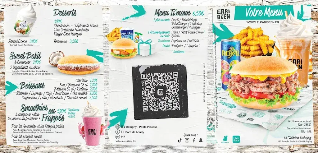 Menu_Le Caribéen Bobigny_Bobigny_image_2