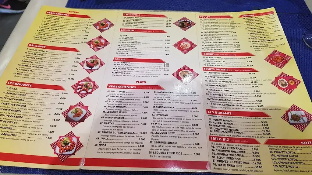 Menu_Restaurant Paradise_Bobigny_image_4