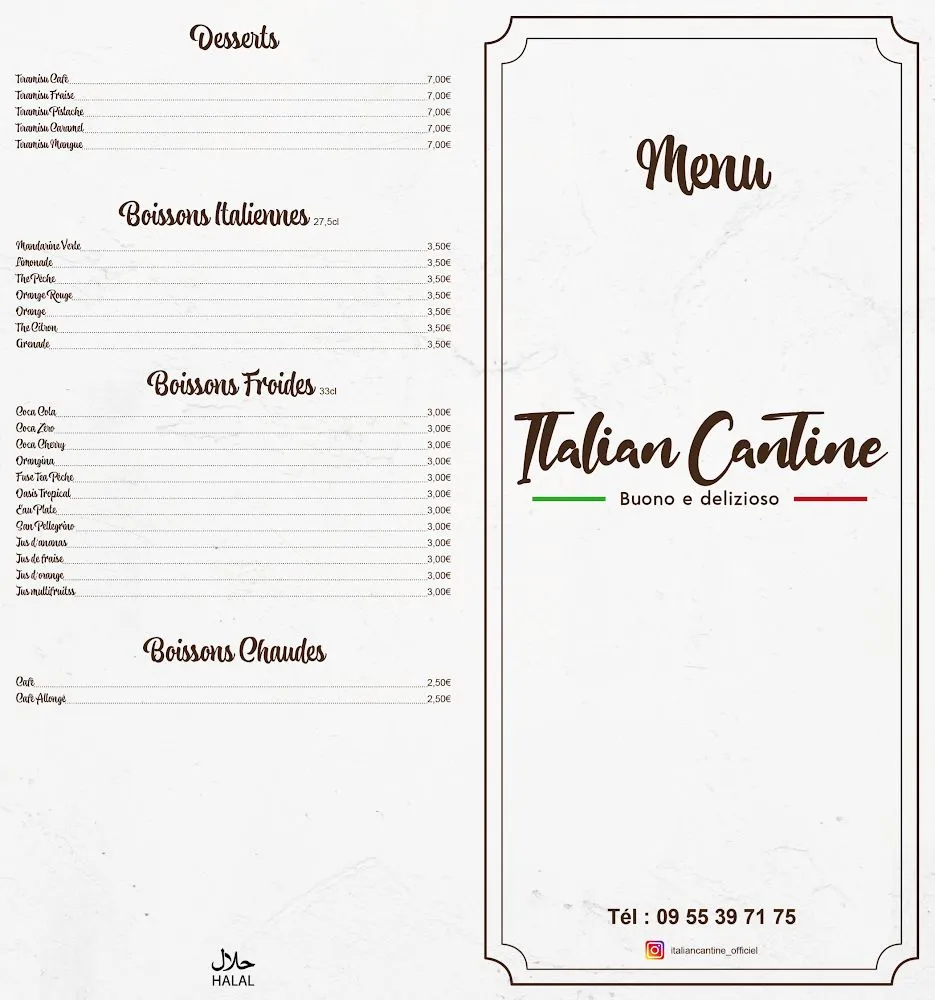 Menu_Italian Cantine_Bobigny_image_2