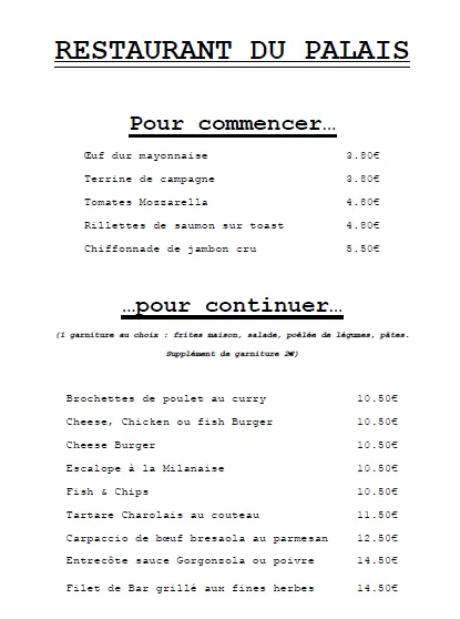 Menu_Restaurant du Palais_Bobigny_image_2