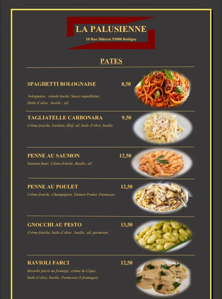 Menu_La Palusienne_Bobigny_image_3