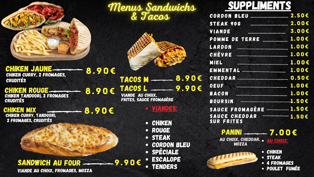 Menu_Le Palmier 2004_Bobigny_image_1