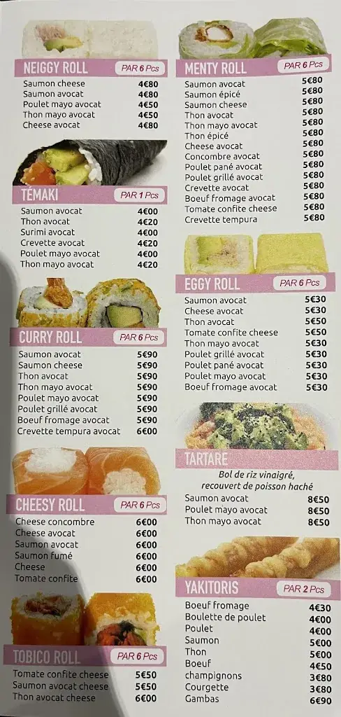 Menu_OHÏ SUSHI_Bobigny_image_3