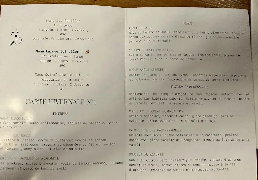 Menu_Les Papilles Bougival 78_Bougival_image_3