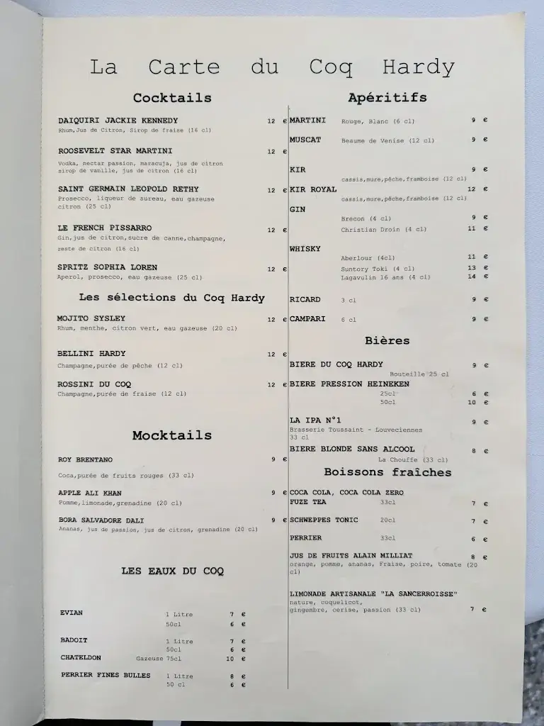 Menu_Le Coq De Bougival_Bougival_image_1