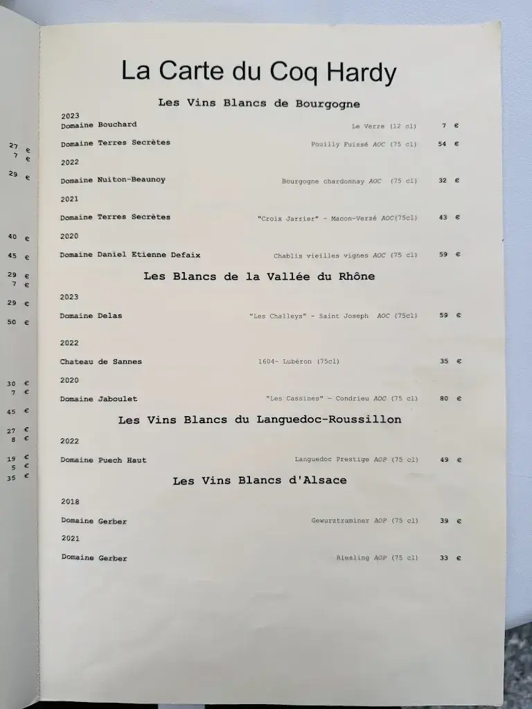 Menu_Le Coq De Bougival_Bougival_image_3