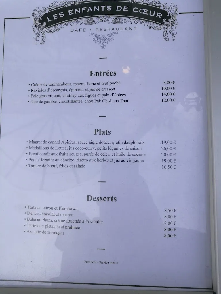 Menu_Les Enfants de Cœur_Croissy-sur-Seine_image_1