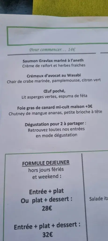 Menu_La Parenthèse Verte_Louveciennes_image_3