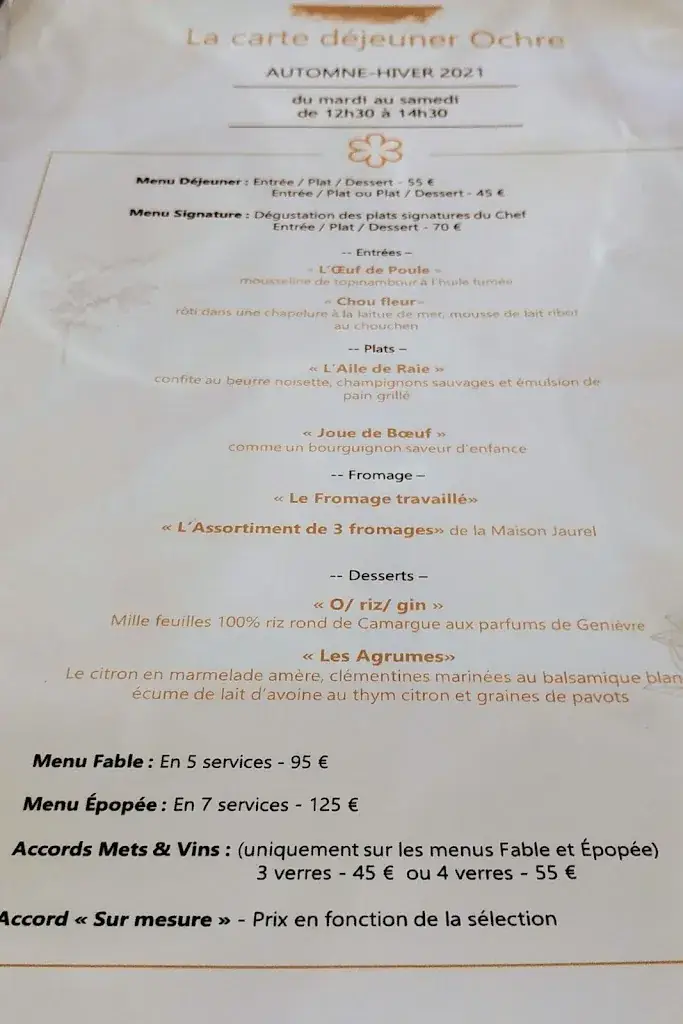 Menu_Restaurant Ochre_Rueil-Malmaison_image_4