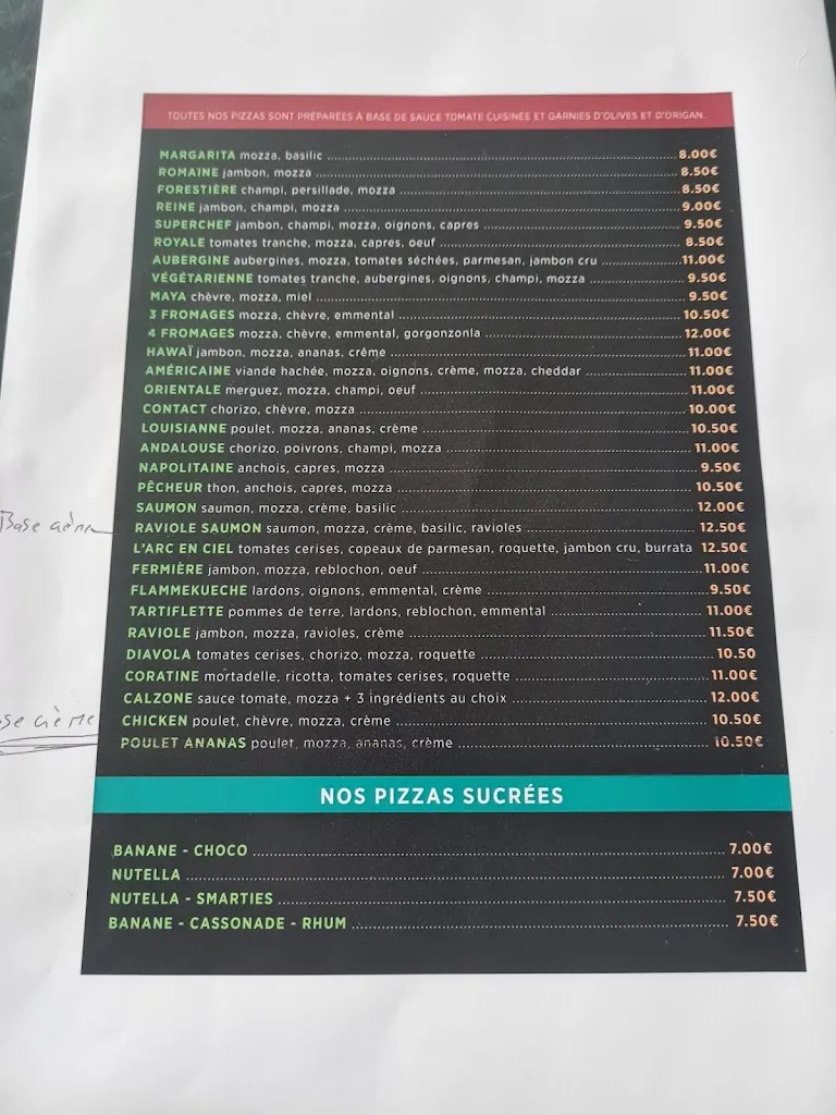 Menu_Restaurant l'Arc en Ciel_Domène_image_1