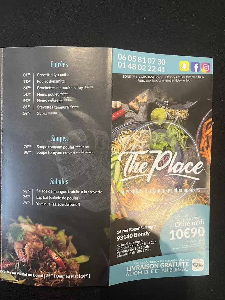 Menu_The Place Bondy Thaï & Sushi_Bondy_image_4