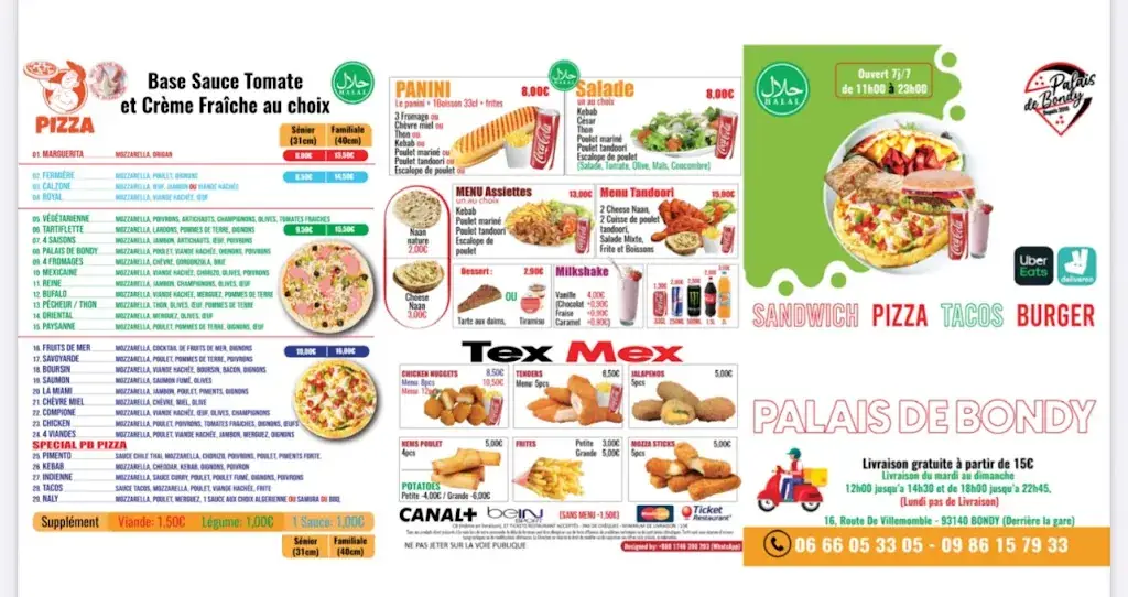 Menu_Palais De Bondy_Bondy_image_4