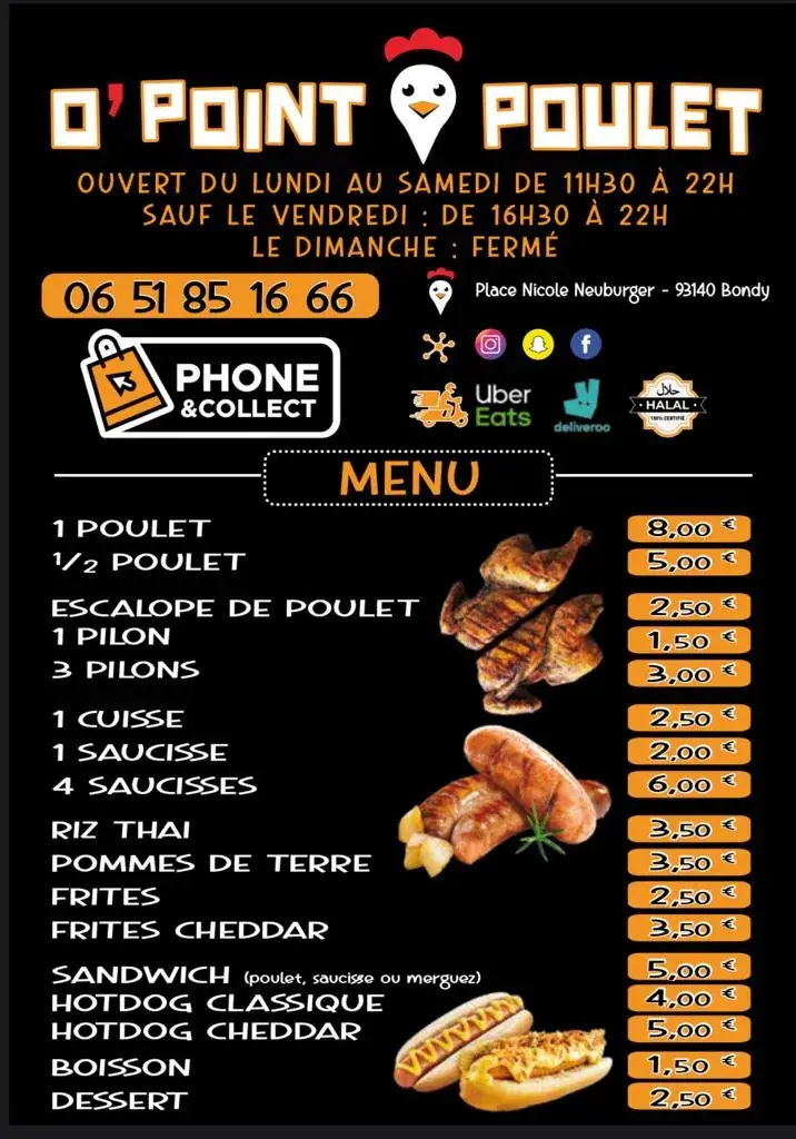 Menu_O' Point Poulet_Bondy_image_3