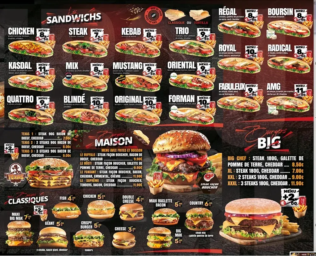 Menu_Le mustang_Bondy_image_1