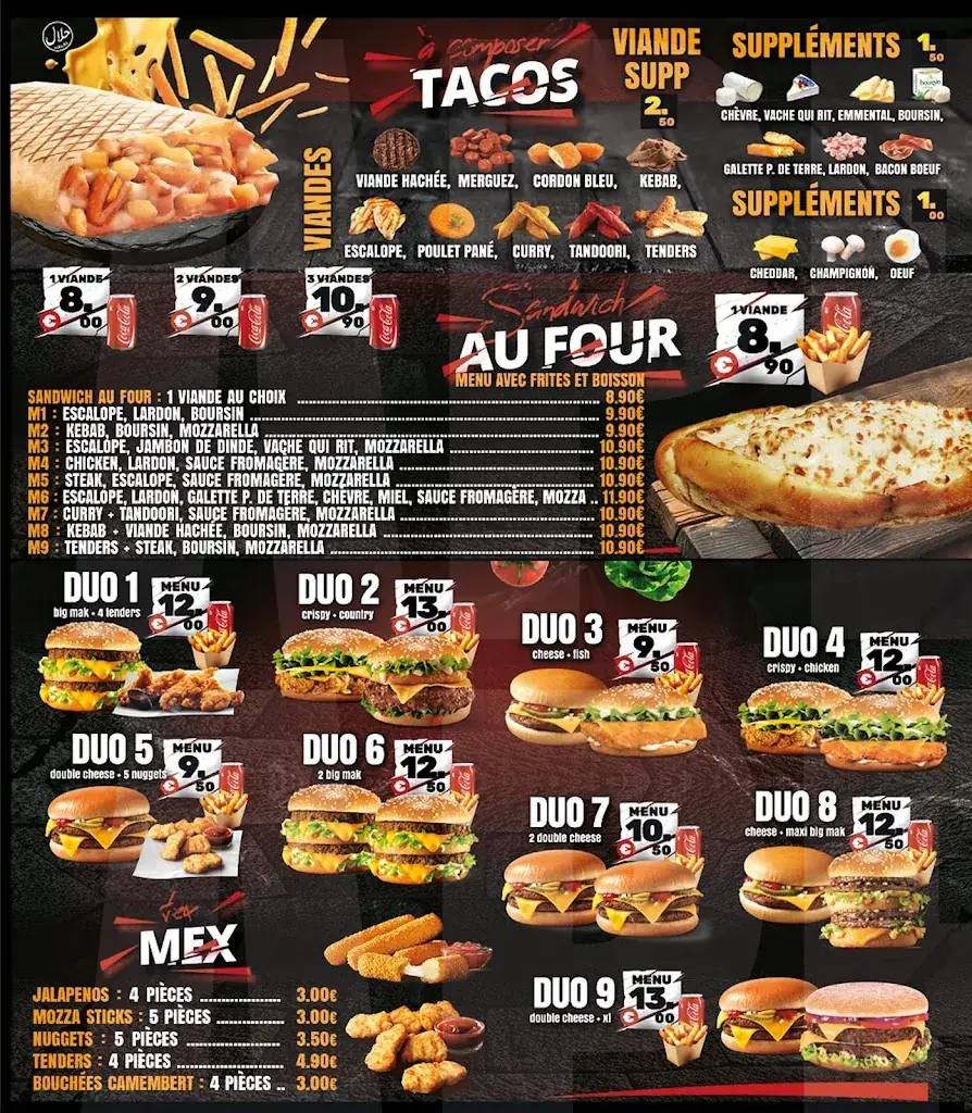 Menu_Le mustang_Bondy_image_2