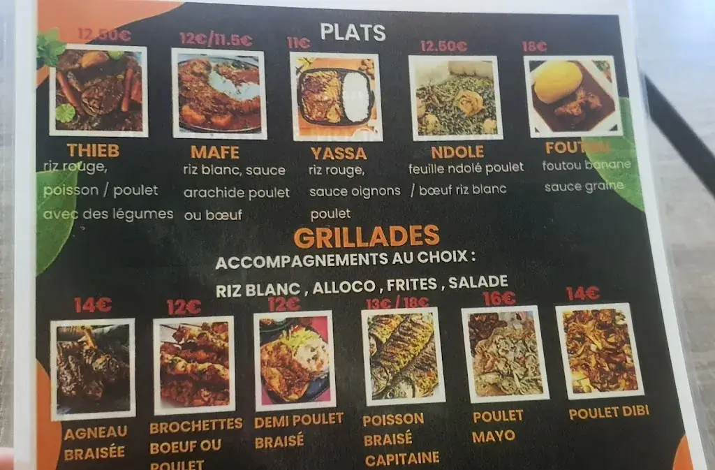 Menu_African Evasion_Brou-sur-Chantereine_image_3