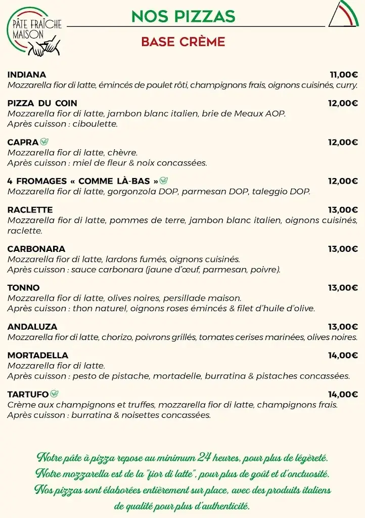Menü_L'italien du coin_Brou-sur-Chantereine_Bild_1