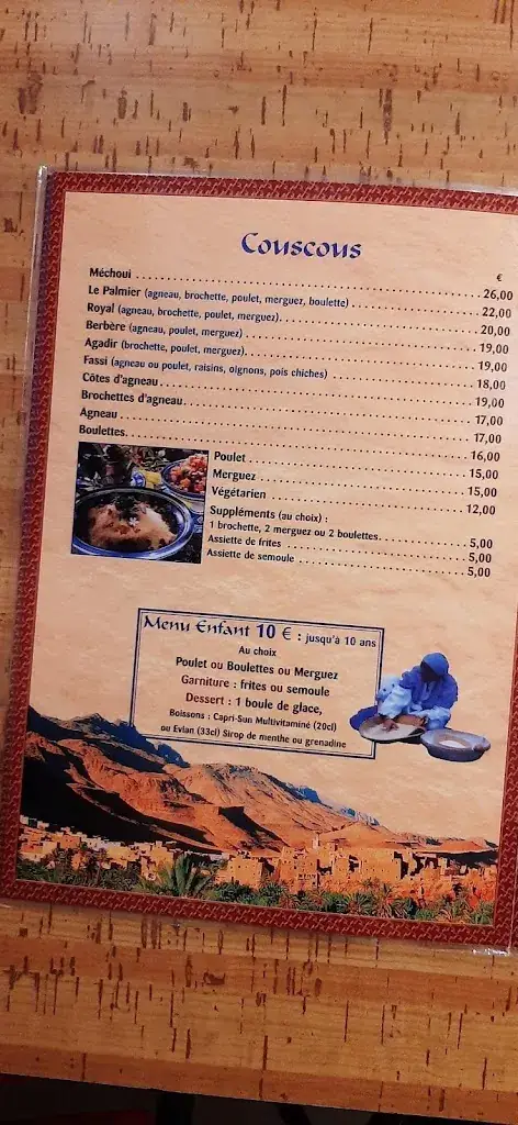 Menu_Le Palmier_Chelles_image_1