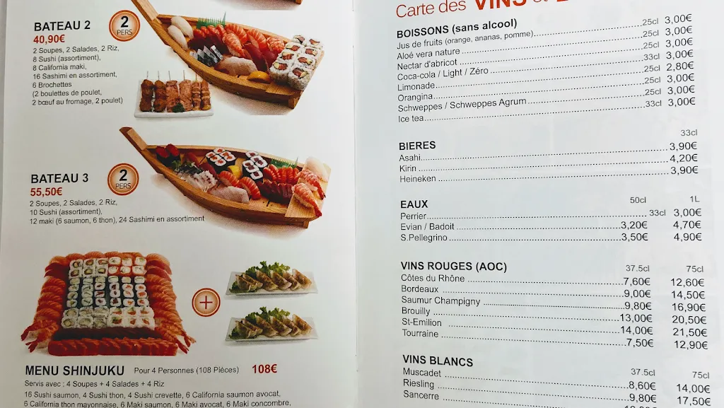 Menu_Shinjuku Buffet A Volonté Japonais_Brétigny-sur-Orge_image_2