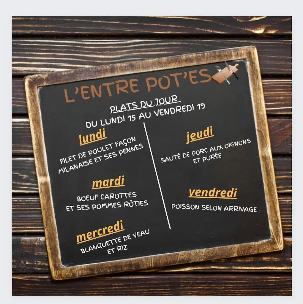 Menu_L'ENTRE POT'ES Brétigny sur Orge_Brétigny-sur-Orge_immagine_1