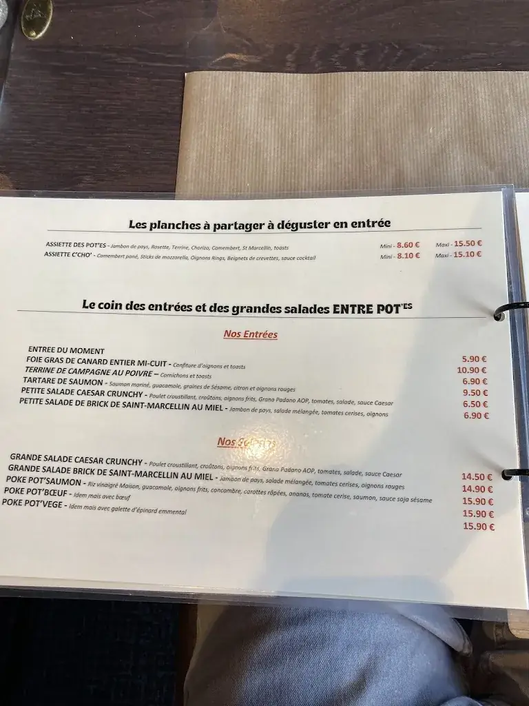 Menu_L'ENTRE POT'ES Brétigny sur Orge_Brétigny-sur-Orge_immagine_3