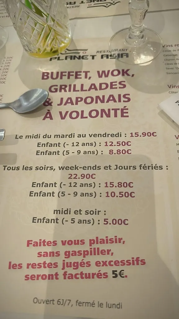 Menu_Planet Asia_Brétigny-sur-Orge_image_2
