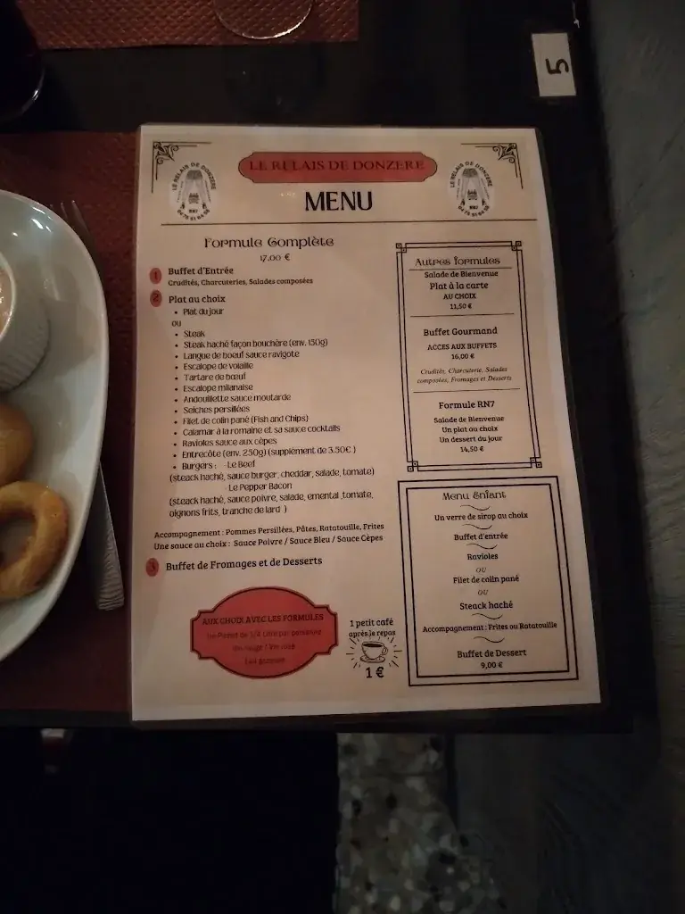 Menu_Relais de Donzère_Donzère_image_2