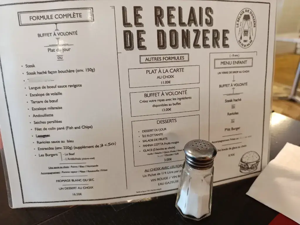 Menu_Relais de Donzère_Donzère_image_4