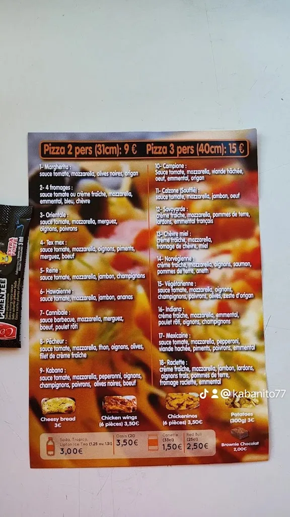 Menu_Kabana pizz _Brie-Comte-Robert_image_2