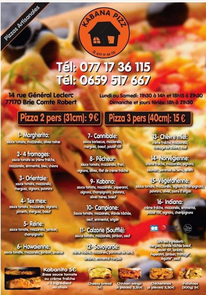 Menu_Kabana pizz _Brie-Comte-Robert_image_3