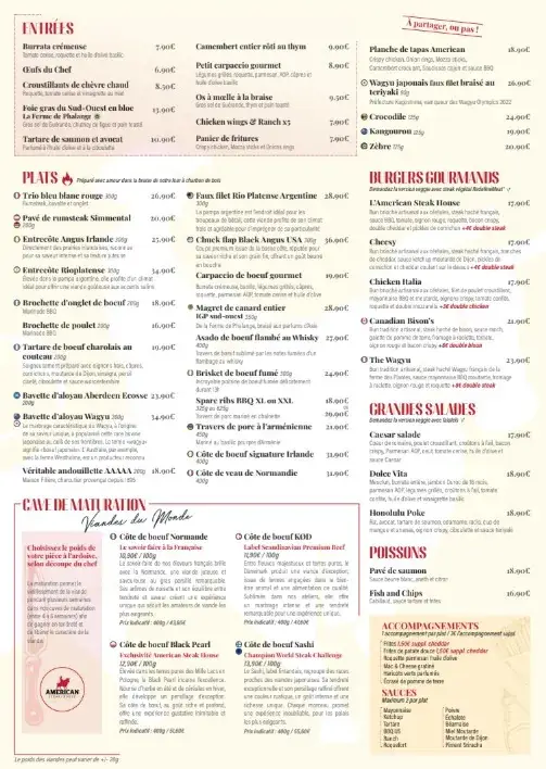 Menu_American Steak House Servon_Servon_image_1