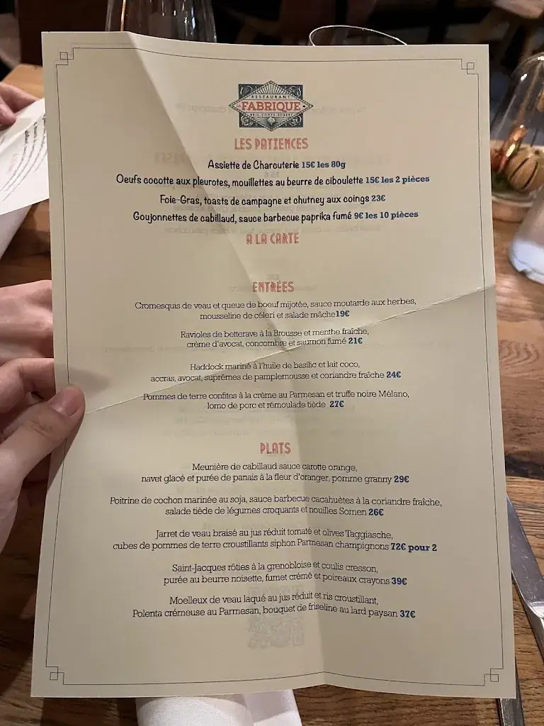 Menu_La Fabrique_Brie-Comte-Robert_image_2