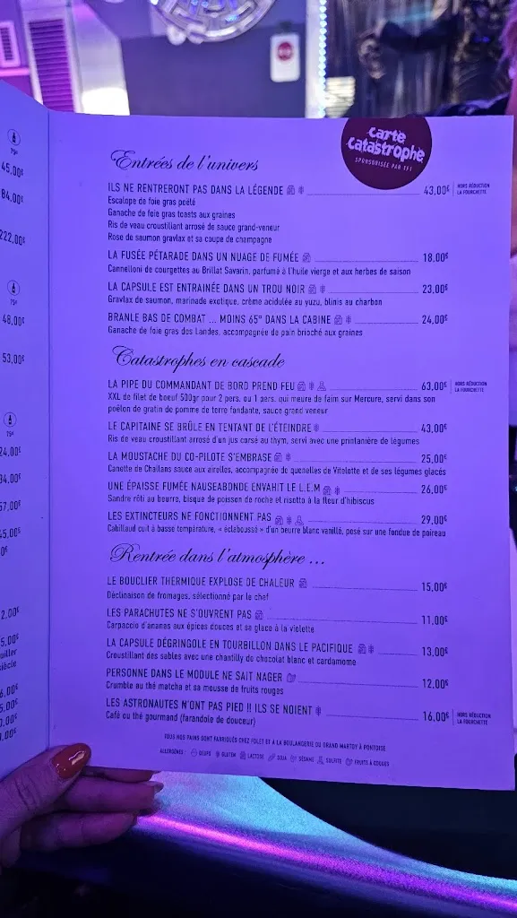 Menu_Dans les étoiles Pour votre confort garez vous sur le parking du KFC en face, à cause travaux dans la zone_Cergy_image_2