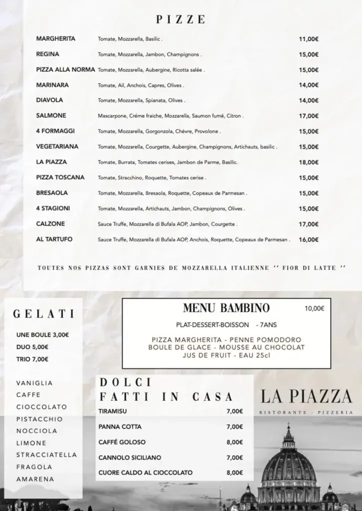 Menu_La Piazza Ristorante Pizzeria_Bussy-Saint-Georges_image_3