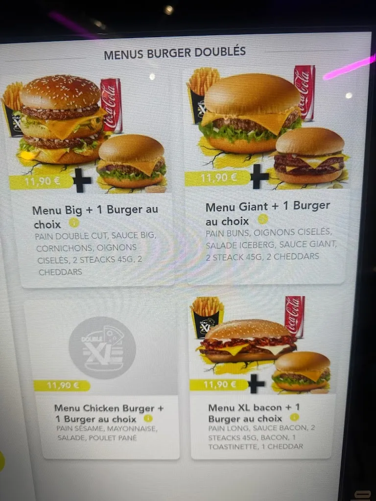 Menu_Double XL - Bussy-Saint-Georges_Bussy-Saint-Georges_image_1