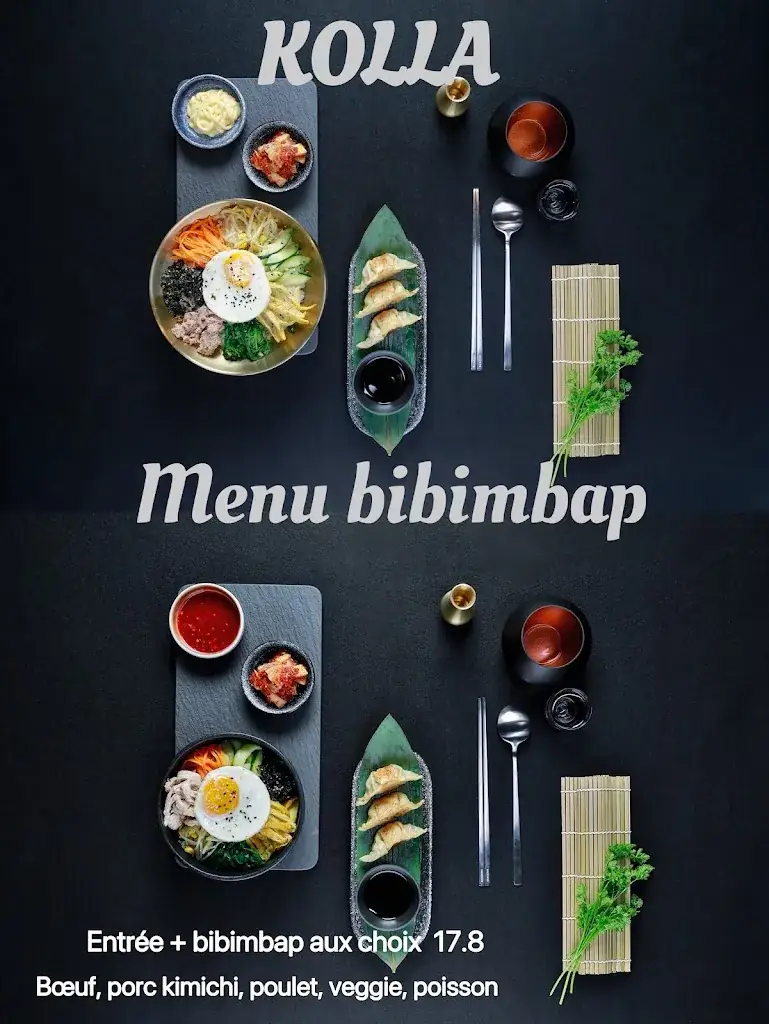 Menü_KOLLA Grill Coréen_Bussy-Saint-Georges_Bild_1
