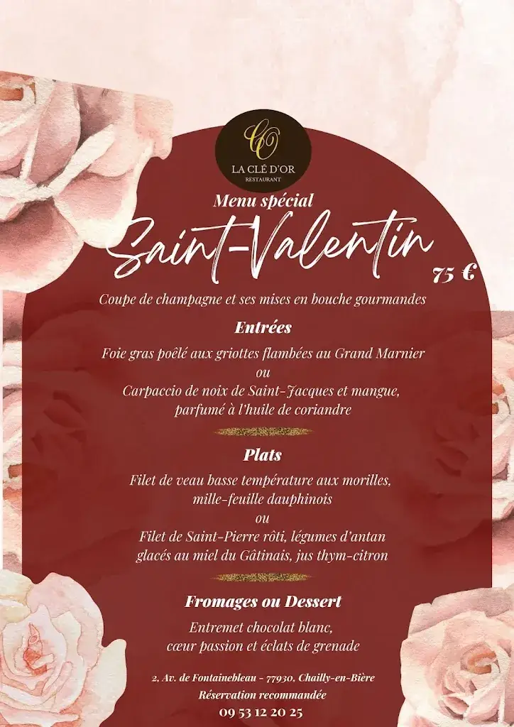 Menu_La Clé d’Or_Chailly-en-Bière_immagine_1
