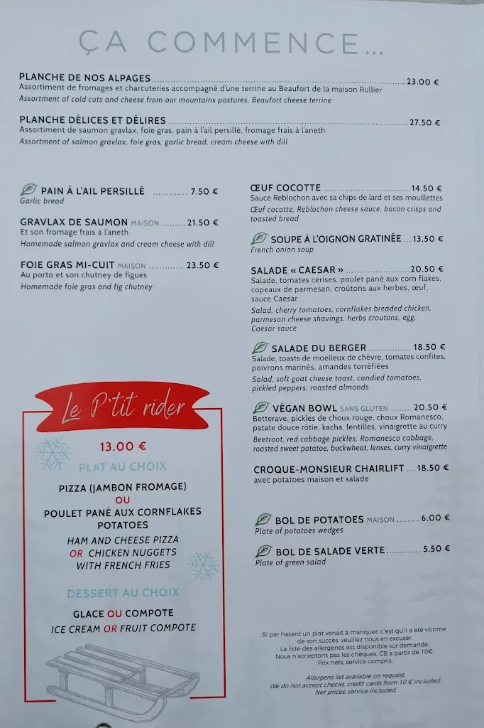 Menu_Restaurant Le Chairlift_73210_image_1