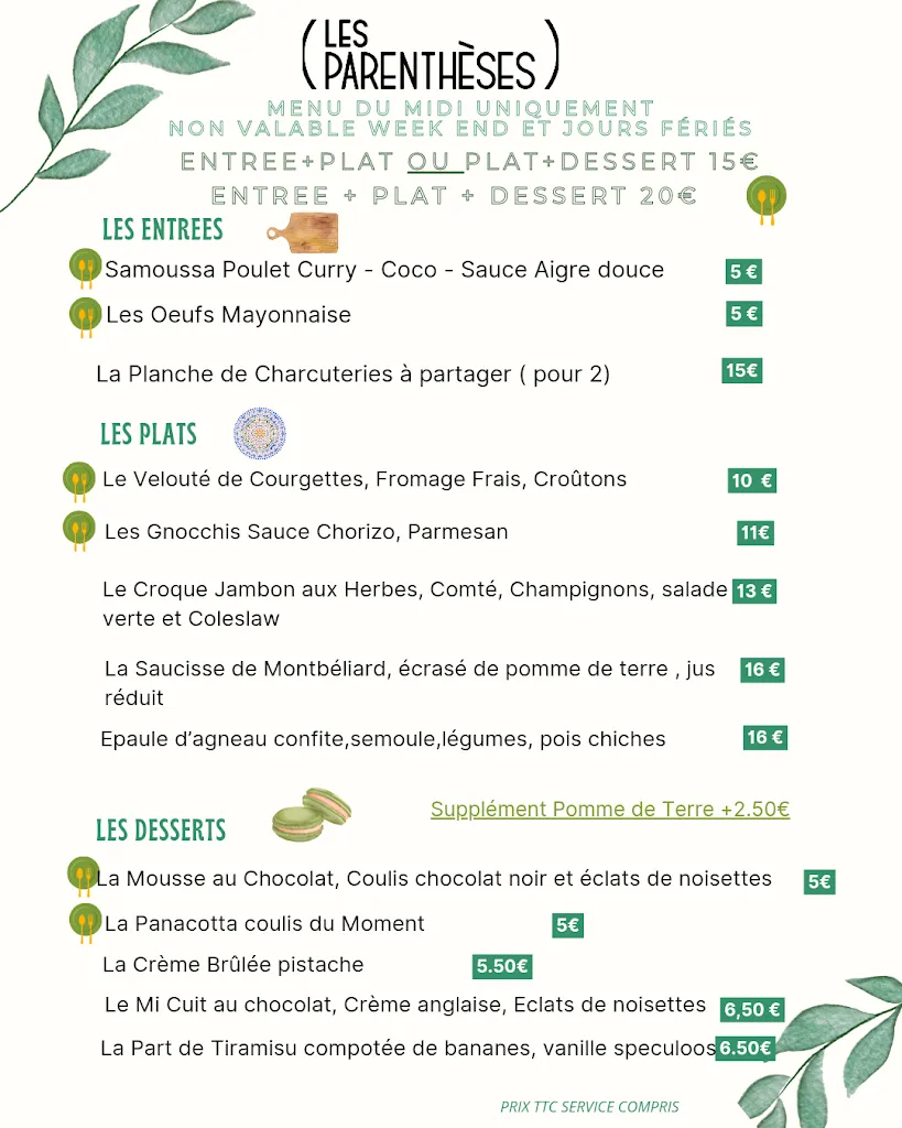 Menu_Les Parenthèses -- Chambourcy_Chambourcy_image_1