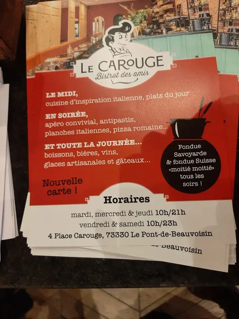 Menu_Le Carouge - Bistrot_Pont-de-Beauvoisin_image_1