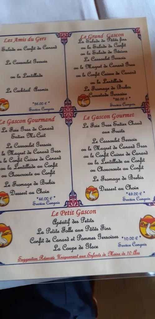 Menu_Auberge Del Païs Vert_Champcueil_imagen_3